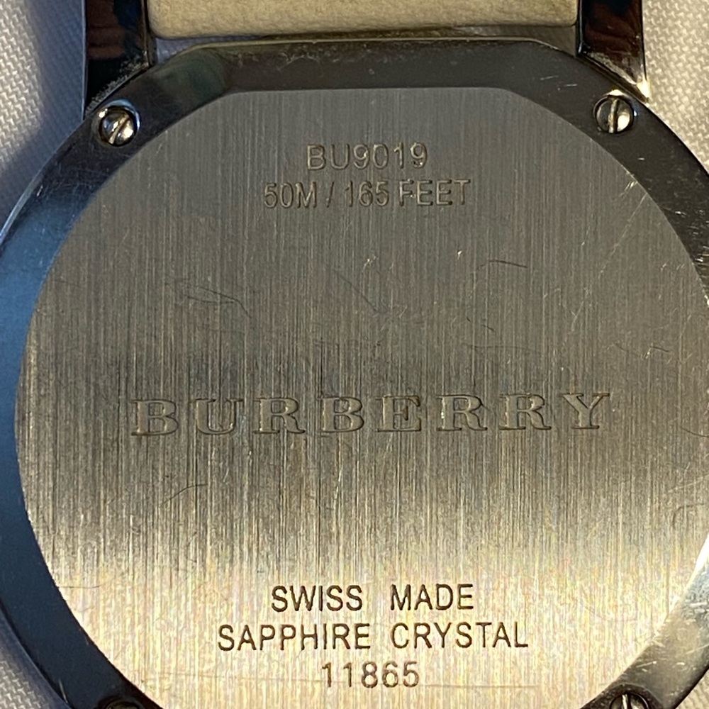 BURBERRY WHITE DIAL WATCH - Picture 4 of 8